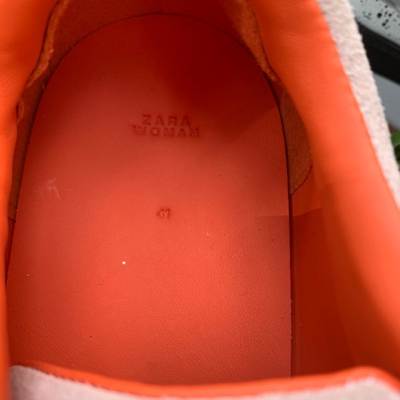 Zara 3 inch Contrasting colors flatform sneakers - Picture 2 of 8